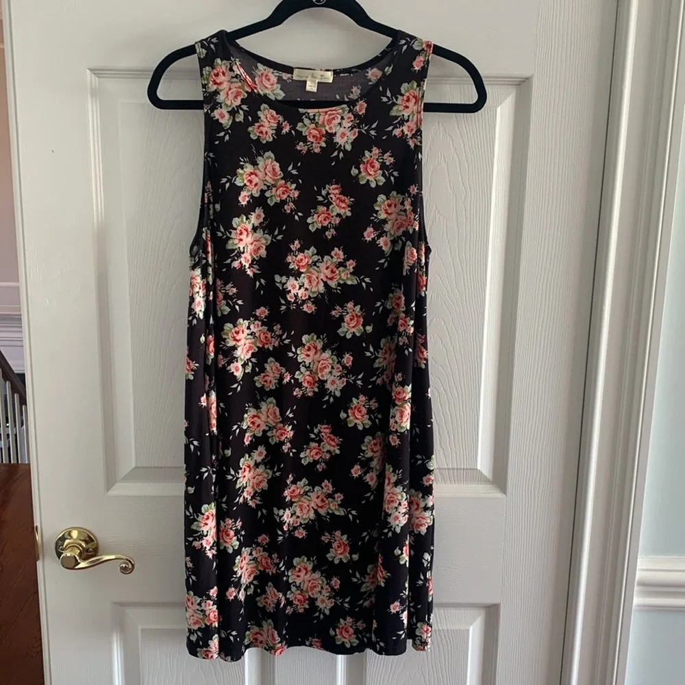 Nine Britton Floral Sleeveless Swing Dress size L - Picture 6 of 14